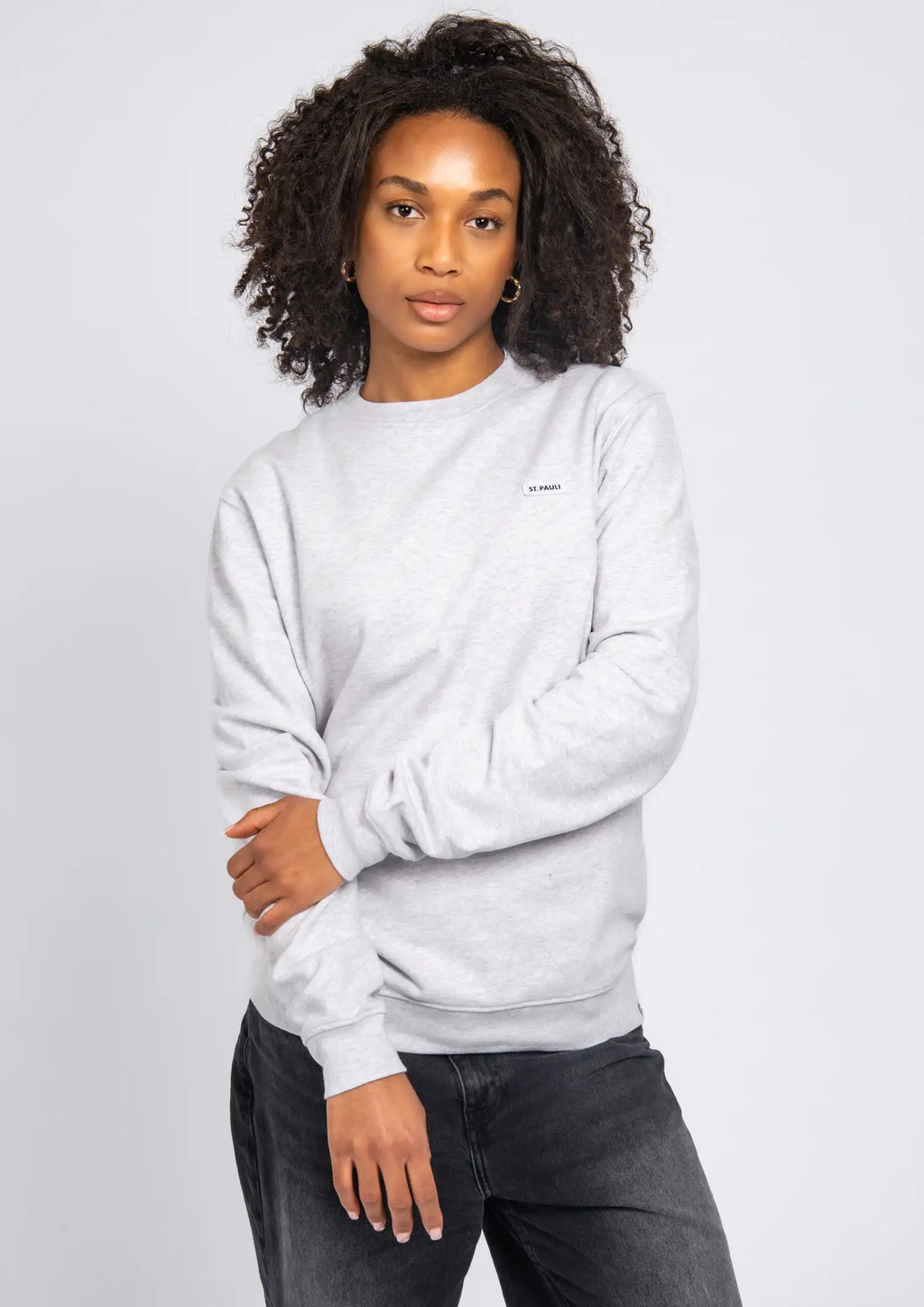 Sweater "ST. PAULI PURE" hellgrau