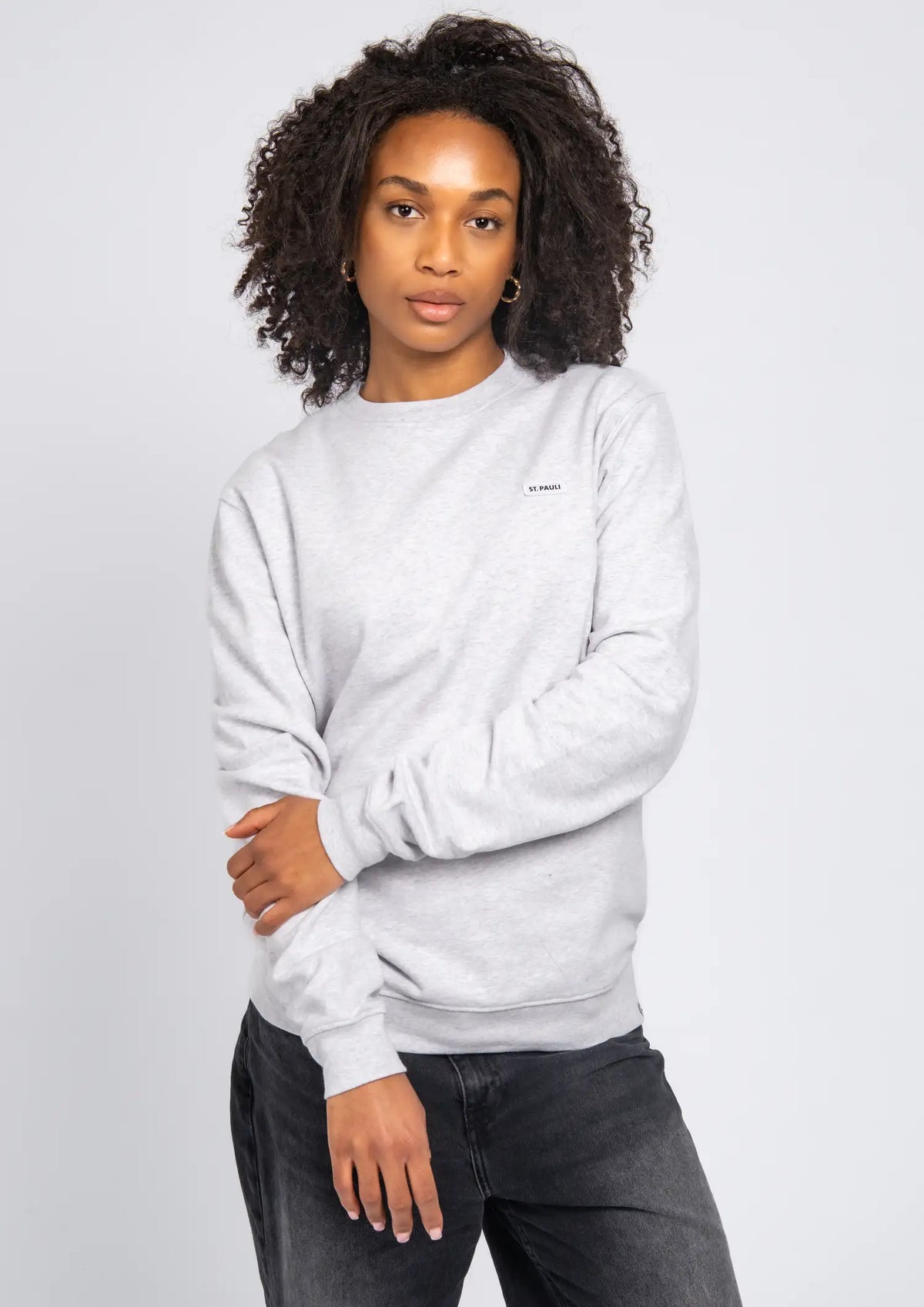 Sweater "ST. PAULI PURE" hellgrau