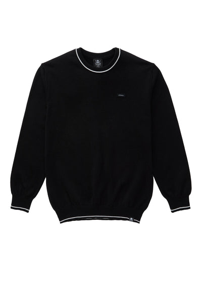 Strickpullover "ST. PAULI PURE" schwarz