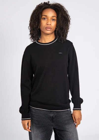 Strickpullover "ST. PAULI PURE" schwarz