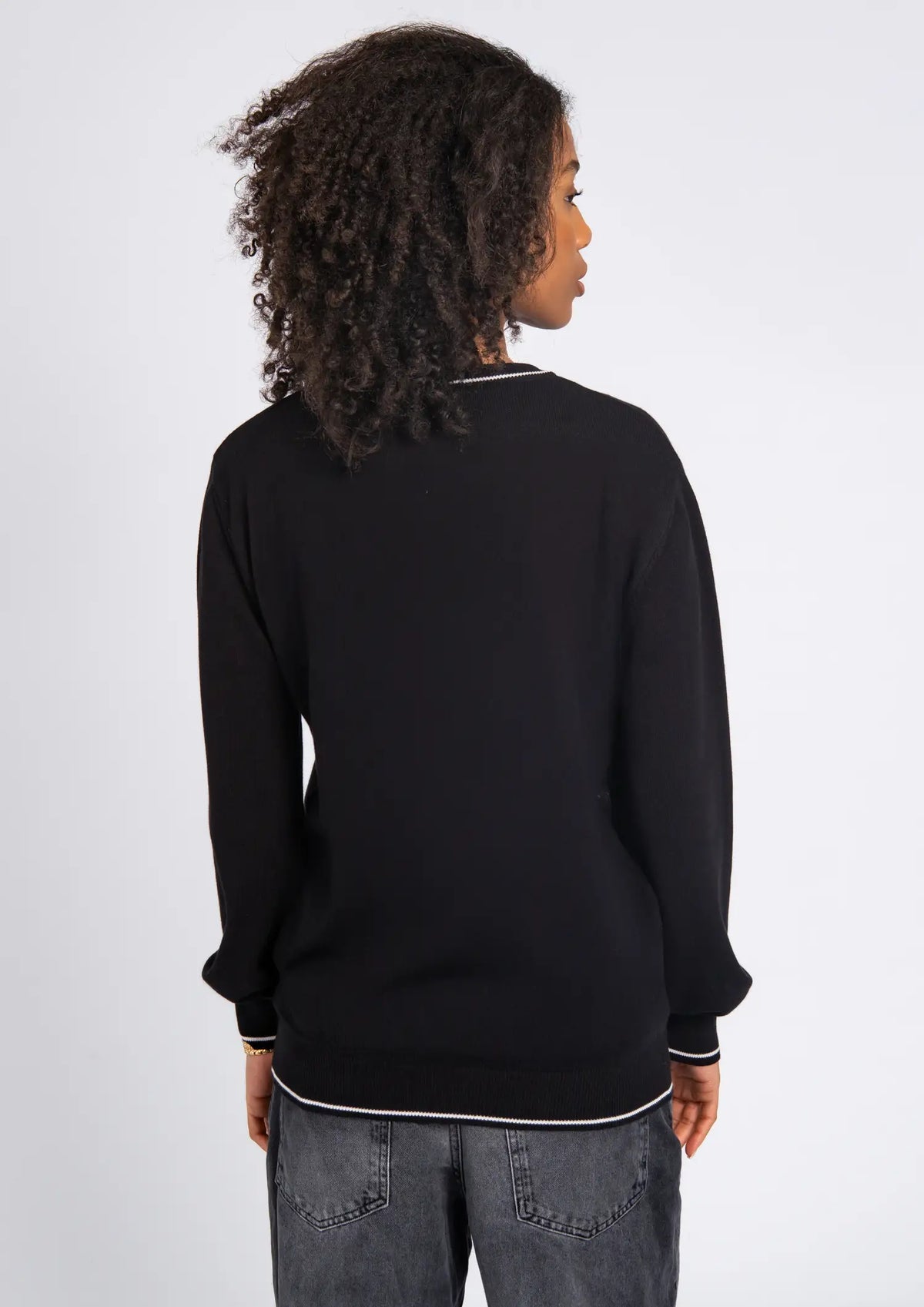 Strickpullover "ST. PAULI PURE" schwarz