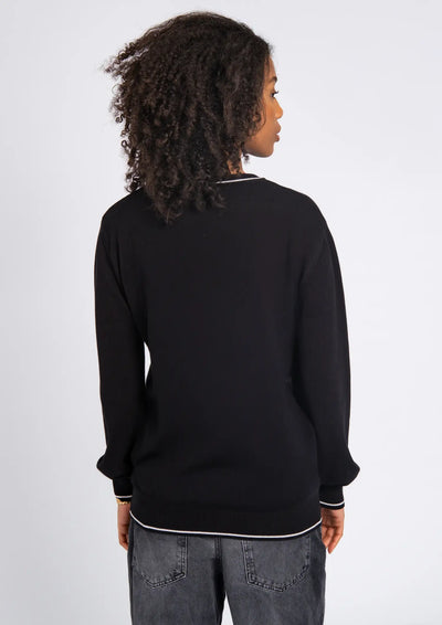Strickpullover "ST. PAULI PURE" schwarz