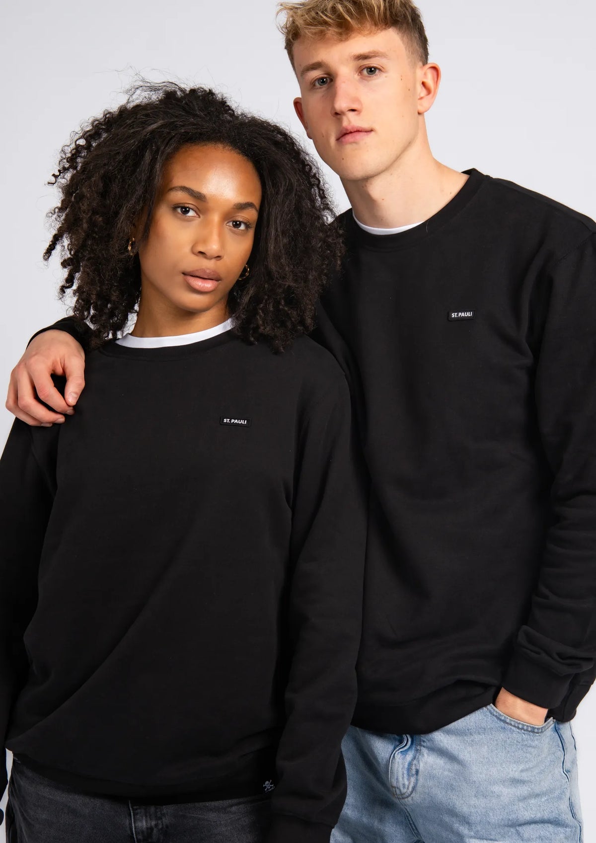 Sweater "ST. PAULI PURE" schwarz