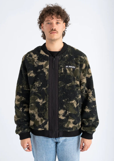 Wende-Bomberjacke "Skullouflage"