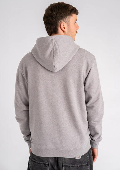 Kapuzenpullover "Logo Grau Melange"