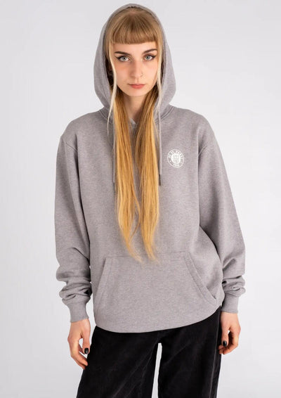 Kapuzenpullover "Logo Grau Melange"