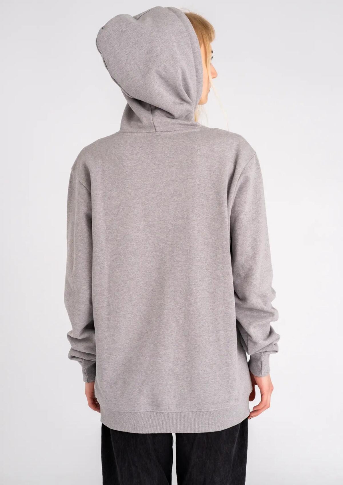 Kapuzenpullover "Logo Grau Melange"