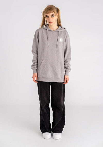 Kapuzenpullover "Logo Grau Melange"