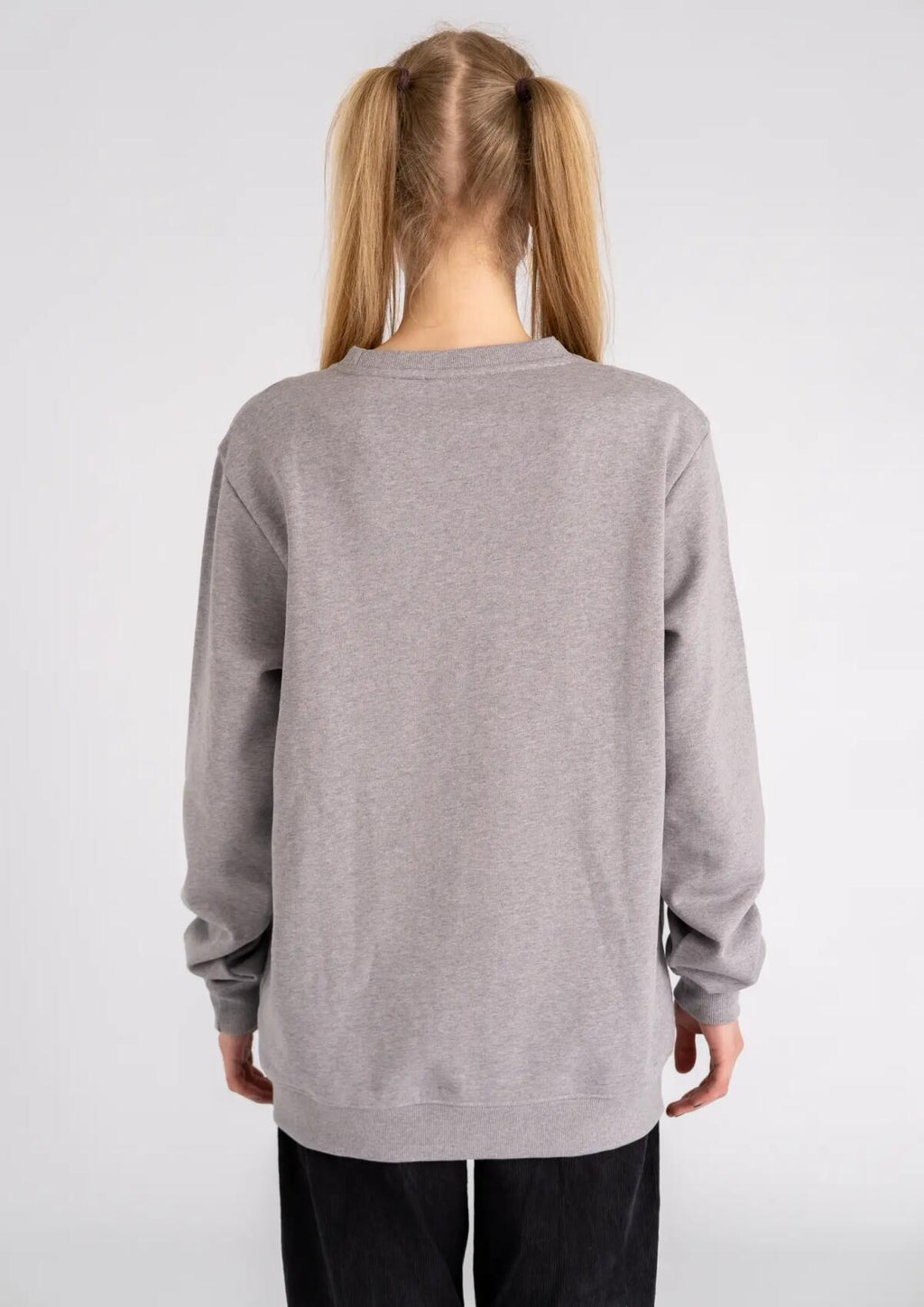 Sweater "Logo Grau Melange"