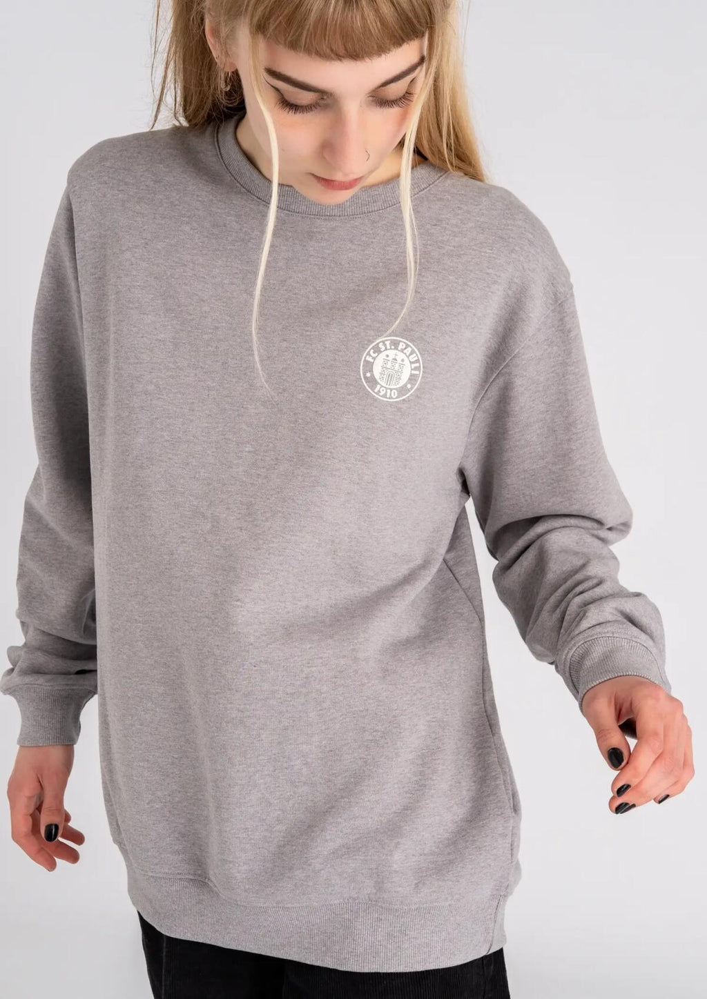 Sweater "Logo Grau Melange"
