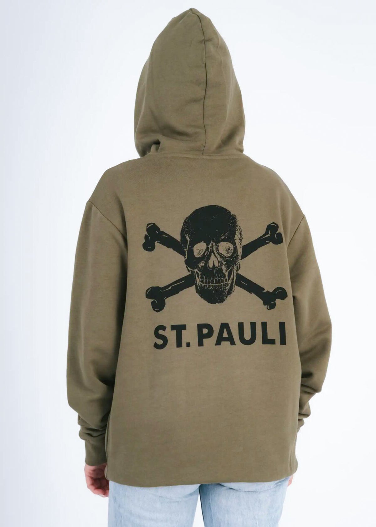 Kapuzenpullover "Black / Olive"