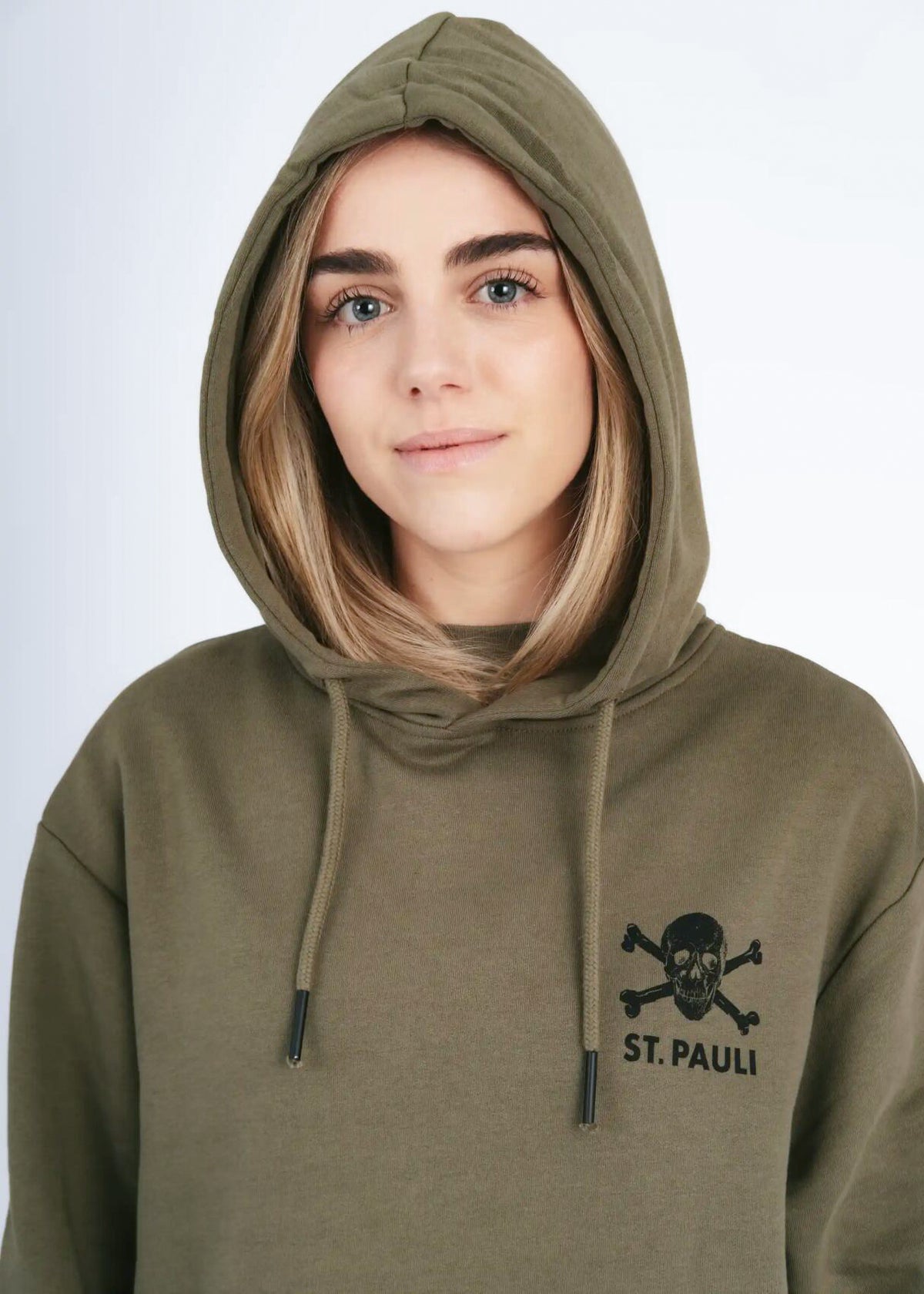 Kapuzenpullover "Black / Olive"