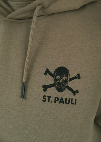 Kapuzenpullover "Black / Olive"