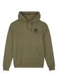 Kapuzenpullover "Black / Olive"