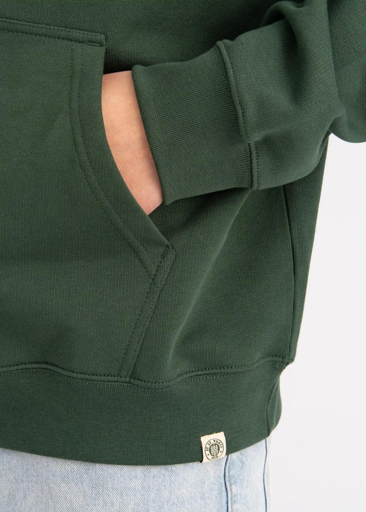 Kapuzenpullover "Fussball Club 1910" grün