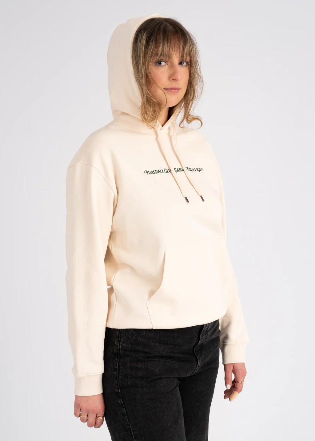 Kapuzenpullover "Fussball Club 1910" creme
