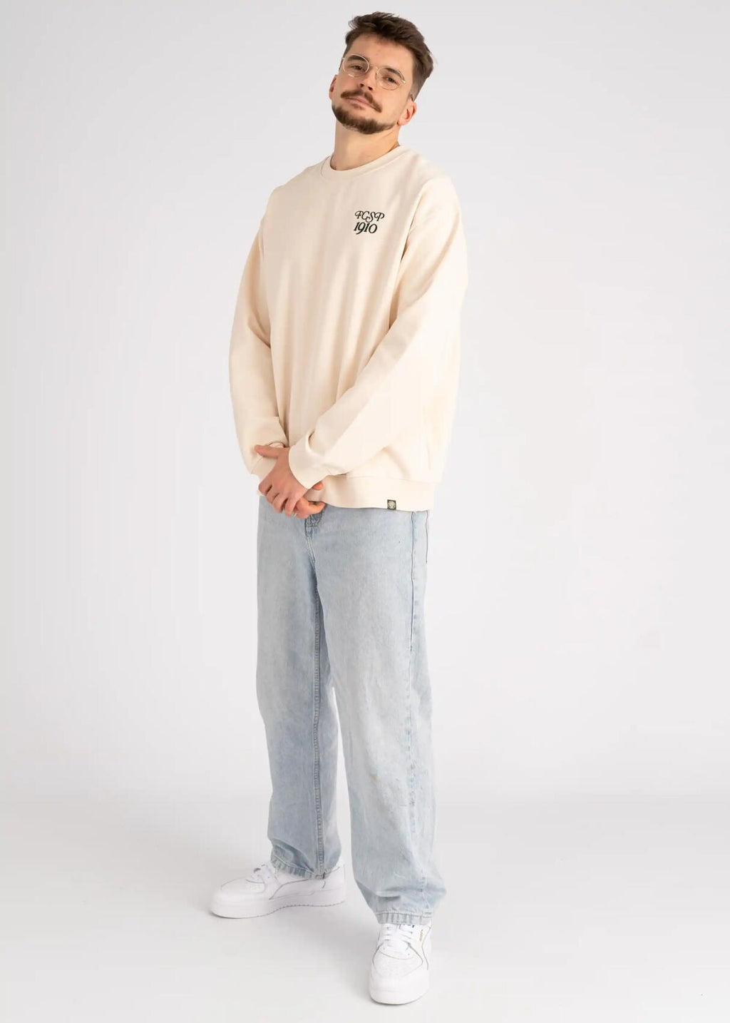Sweater "Fussball Club 1910" creme
