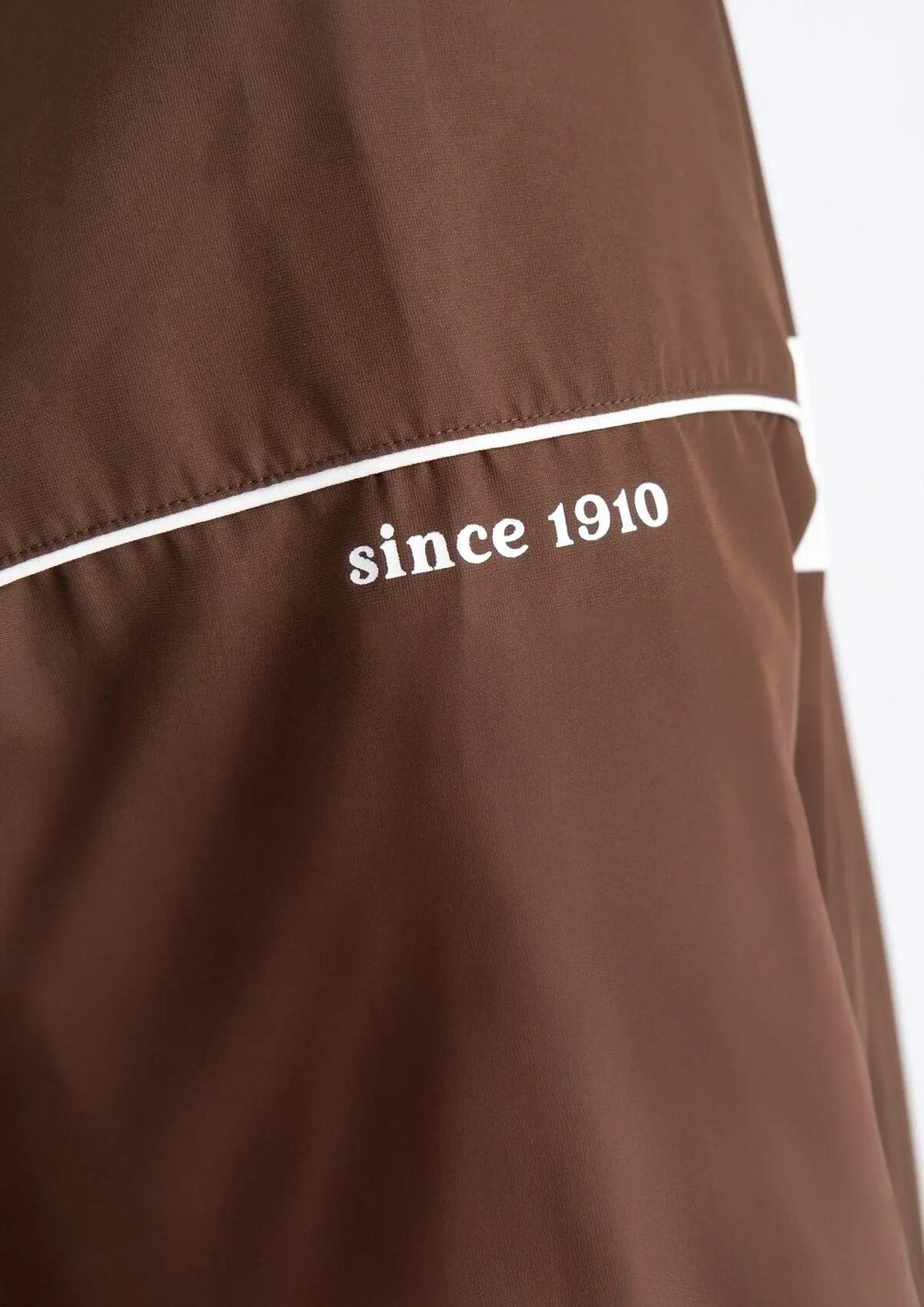 Trainingsjacke "Logo rot-braun"