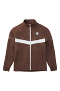 Trainingsjacke "Logo rot-braun"