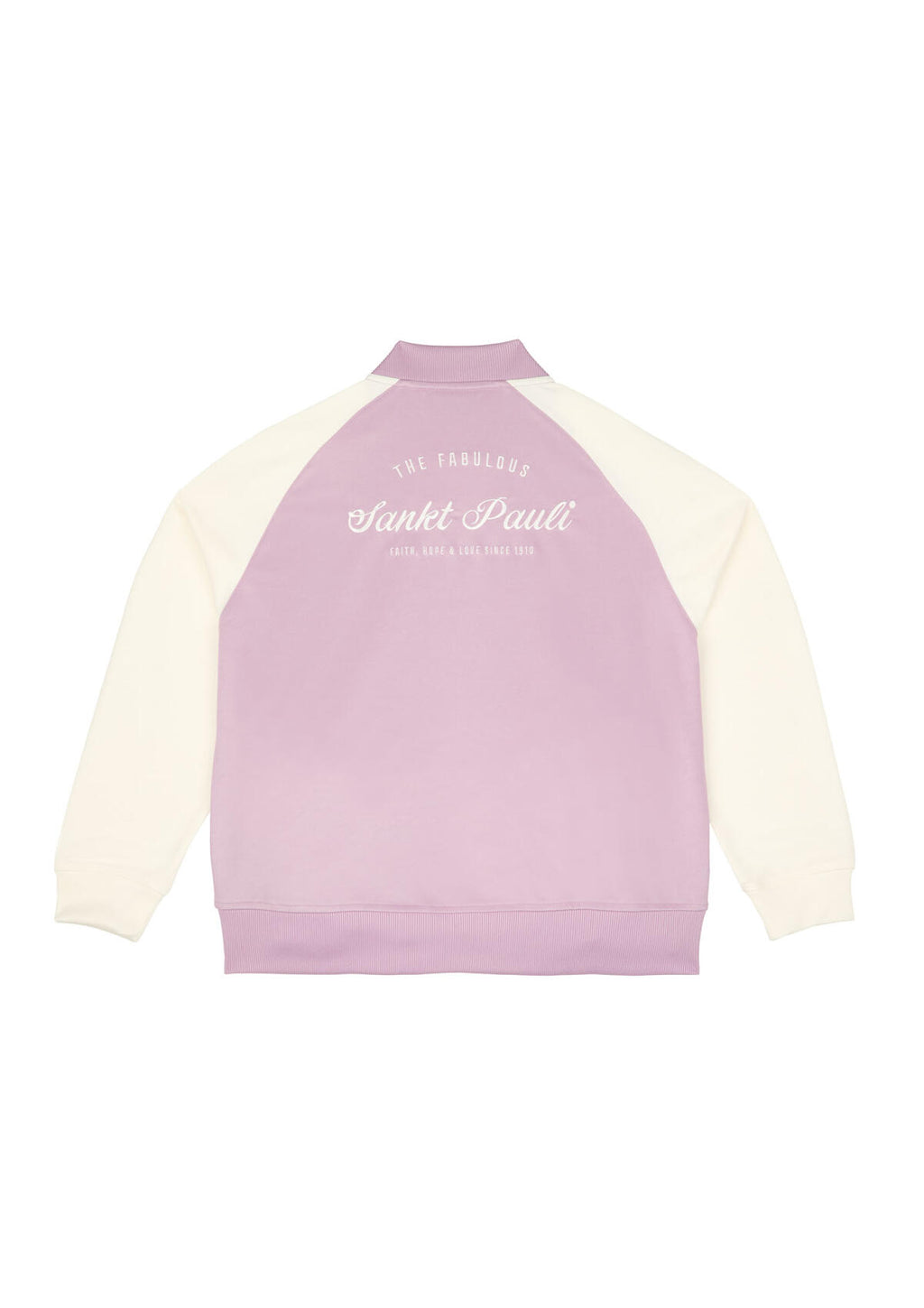 Trainingsjacke  "Classic flieder-weiss"