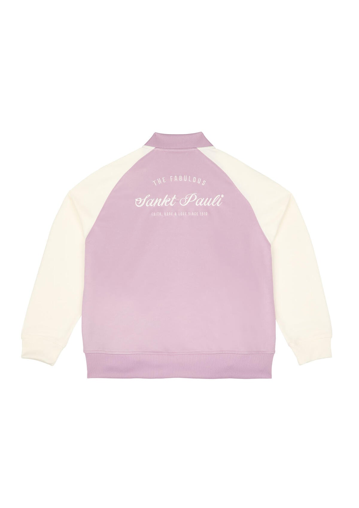 Trainingsjacke  "Classic flieder-weiss"