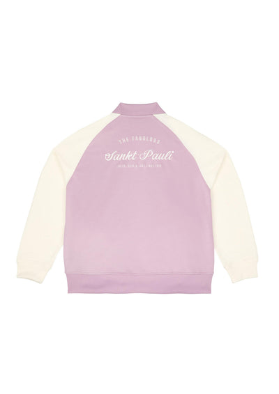 Trainingsjacke  "Classic flieder-weiss"