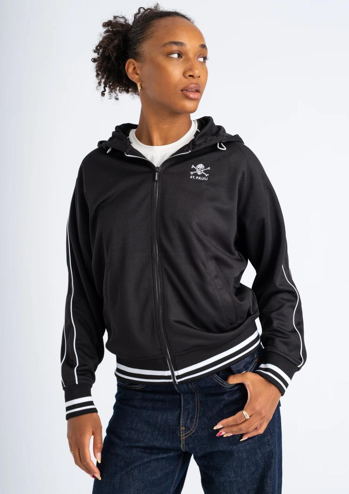 Trainingsjacke  "Totenkopf Kapuze"