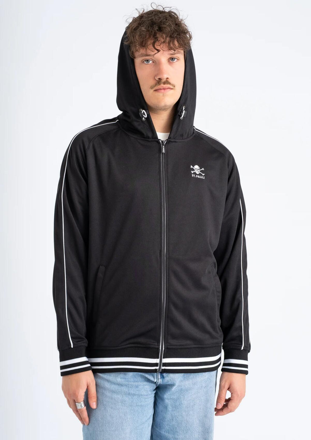 Trainingsjacke  "Totenkopf Kapuze"