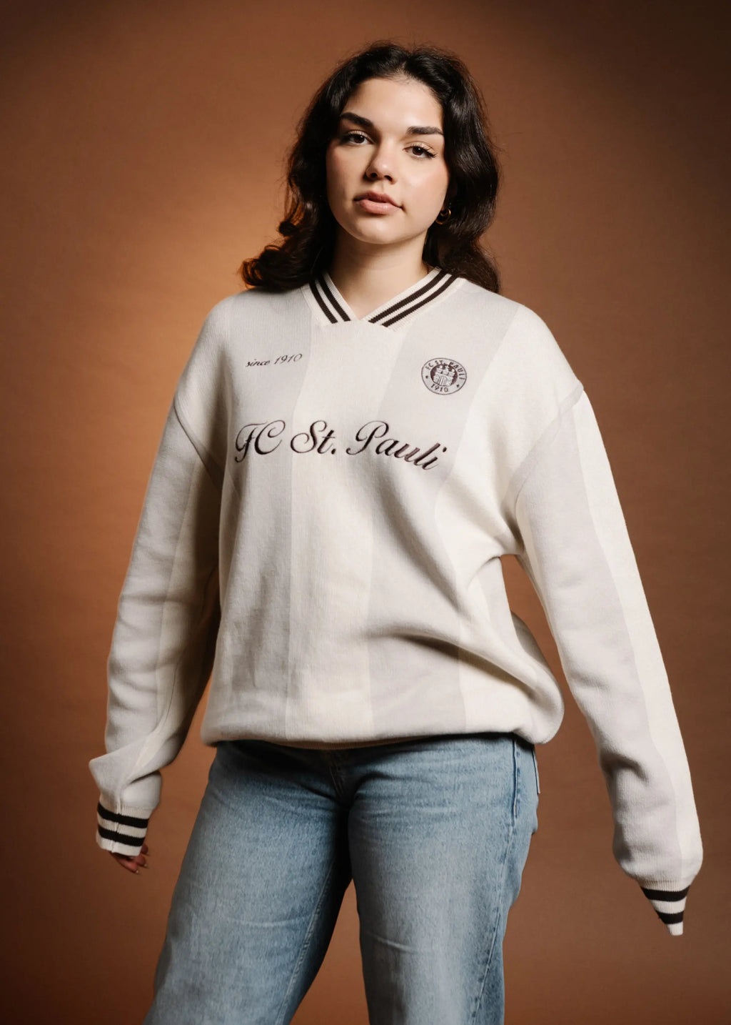 Strickpullover "Super Fan"