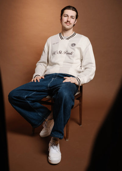Strickpullover "Super Fan"