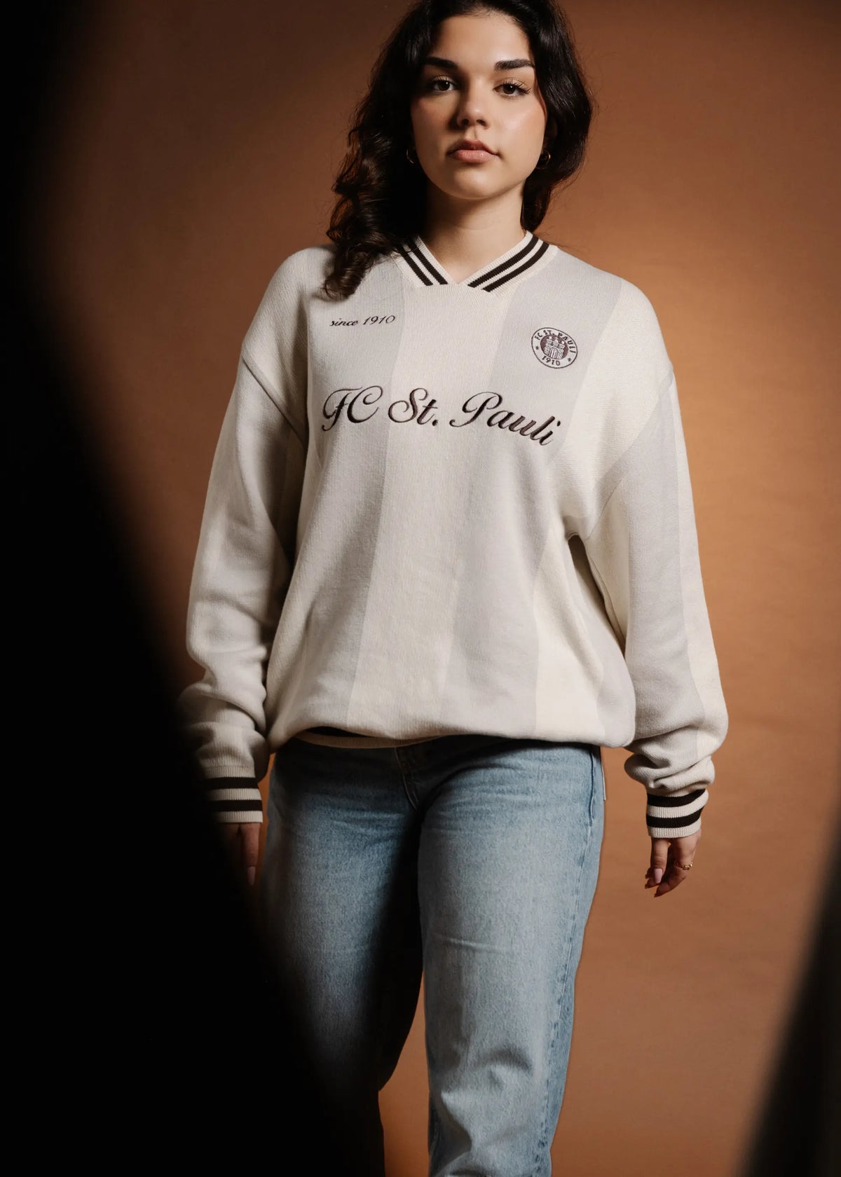 Strickpullover "Super Fan"
