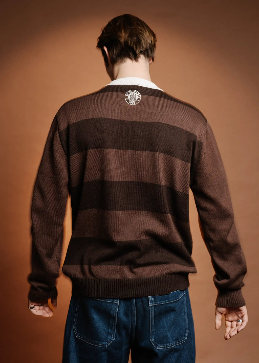 Strickpullover "Super Fan Stripes"