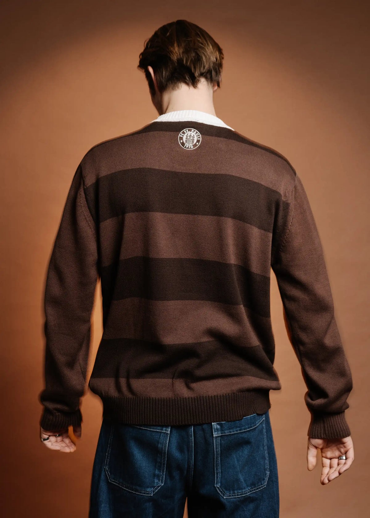 Strickpullover "Super Fan Stripes"