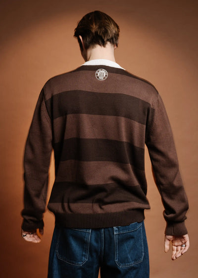 Strickpullover "Super Fan Stripes"