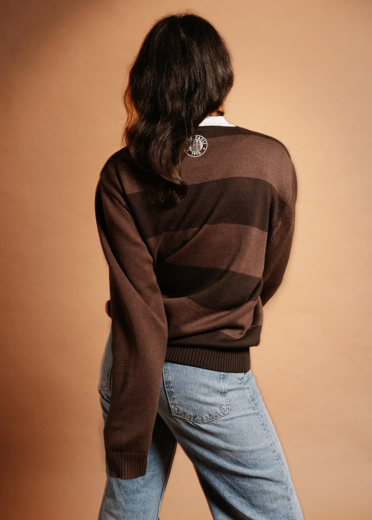 Strickpullover "Super Fan Stripes"