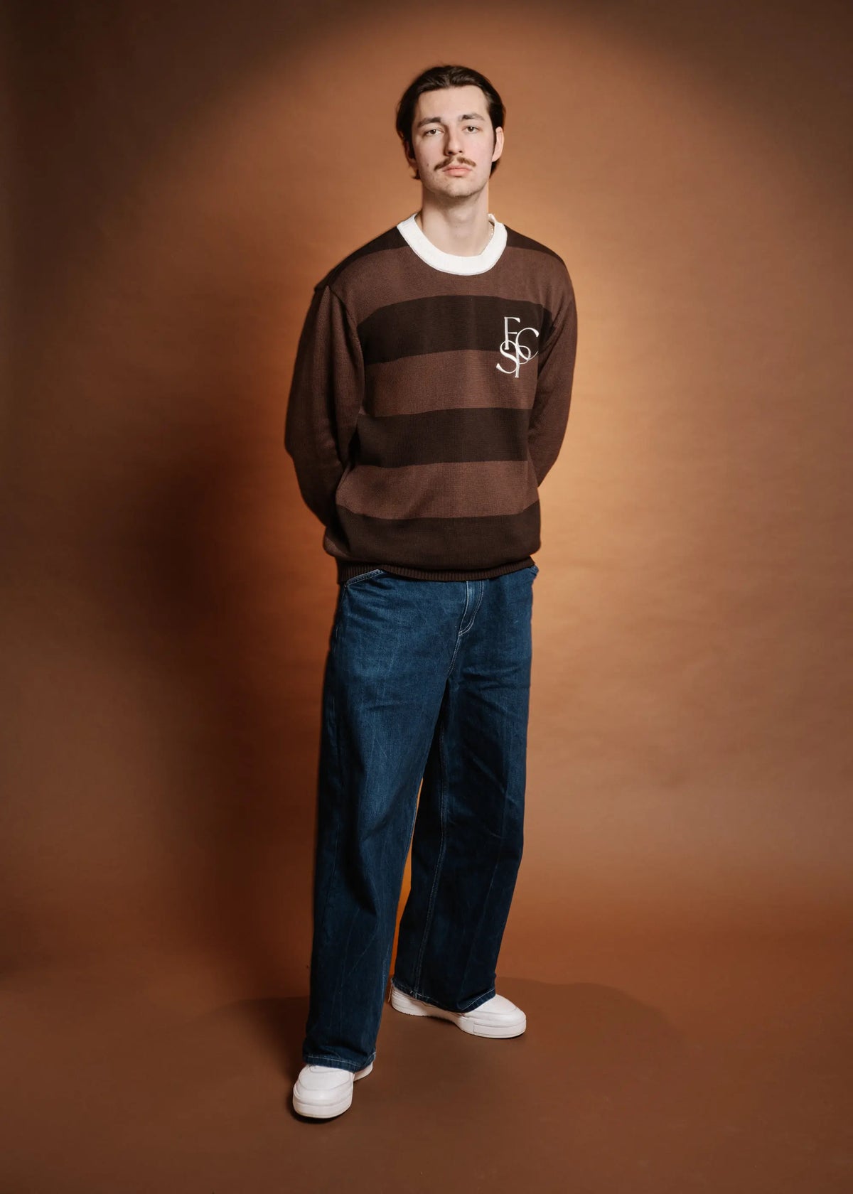 Strickpullover "Super Fan Stripes"