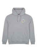 Kapuzenpullover Rainbow Circle - Grey Melange