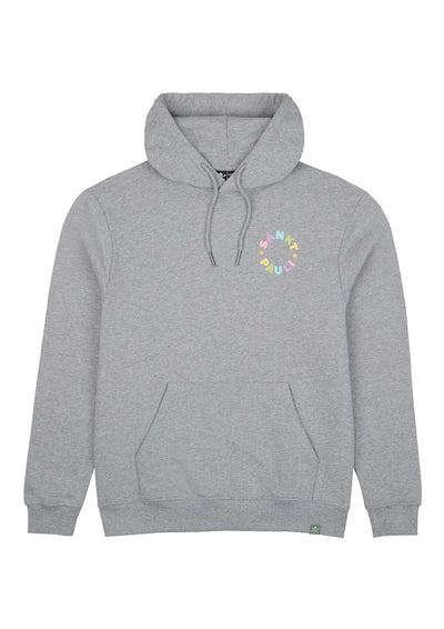 Kapuzenpullover Rainbow Circle - Grey Melange