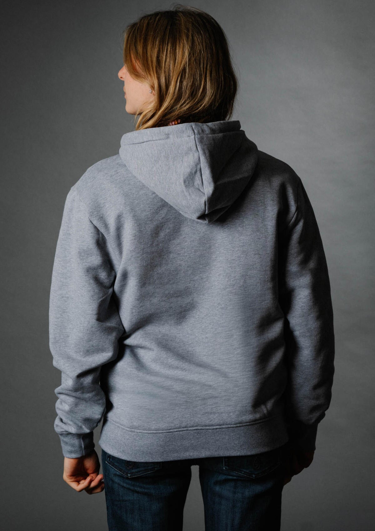 Kapuzenpullover Rainbow Circle - Grey Melange