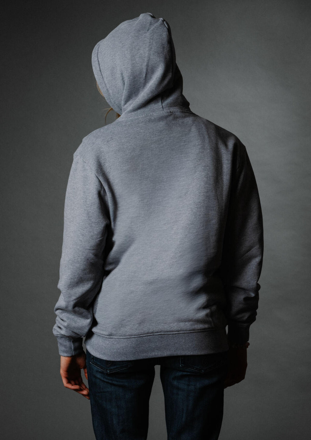Kapuzenpullover Rainbow Circle - Grey Melange