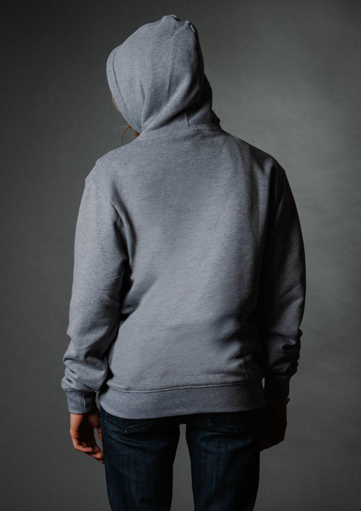 Kapuzenpullover Rainbow Circle - Grey Melange