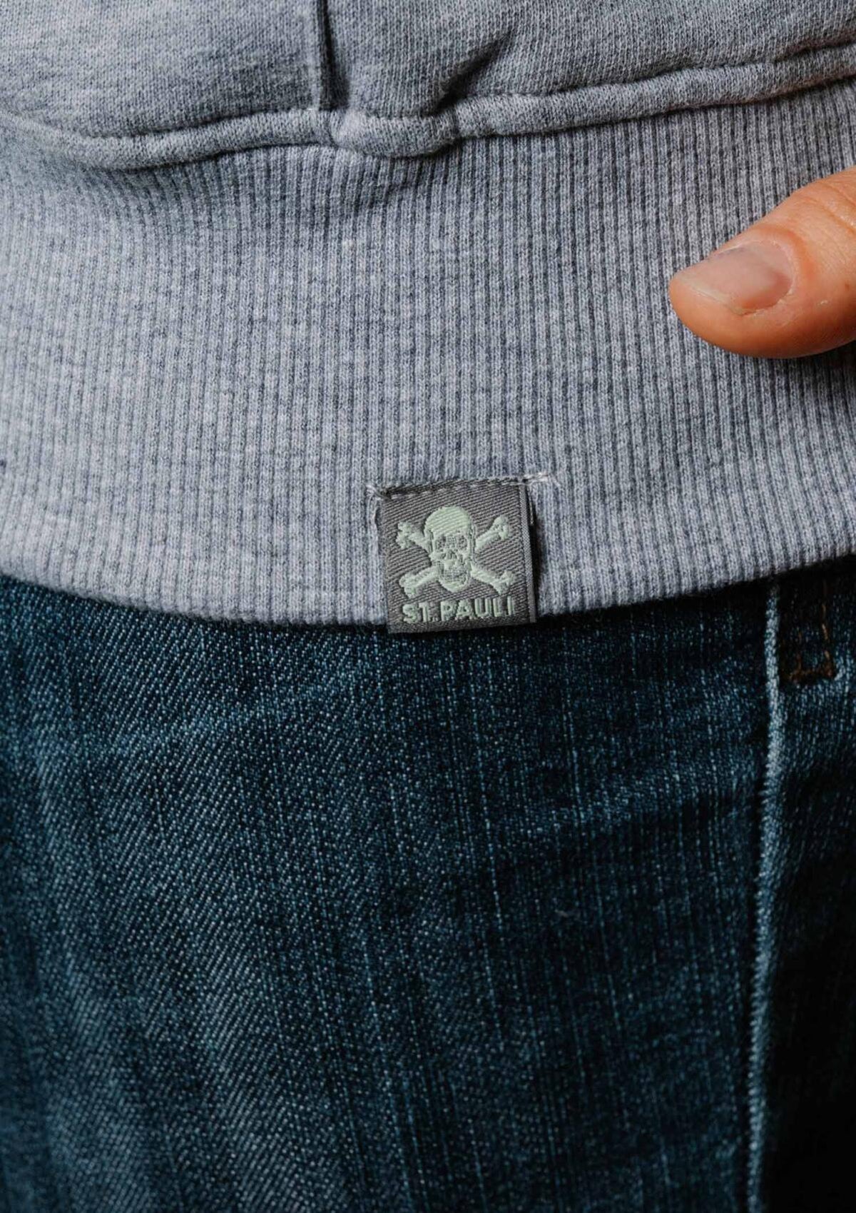 Kapuzenpullover Rainbow Circle - Grey Melange