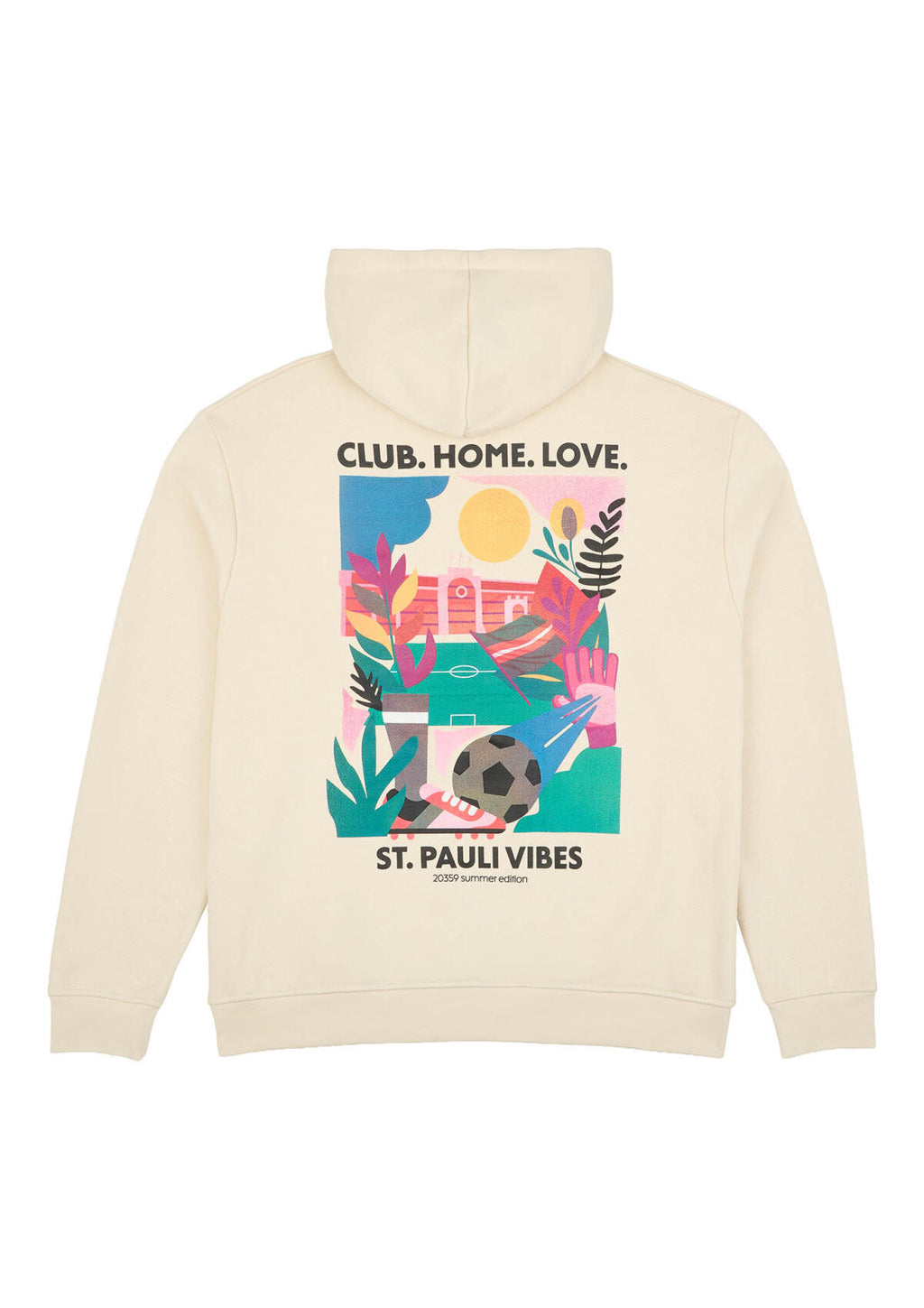 Kapuzenpullover "CLUB. HOME. LOVE."