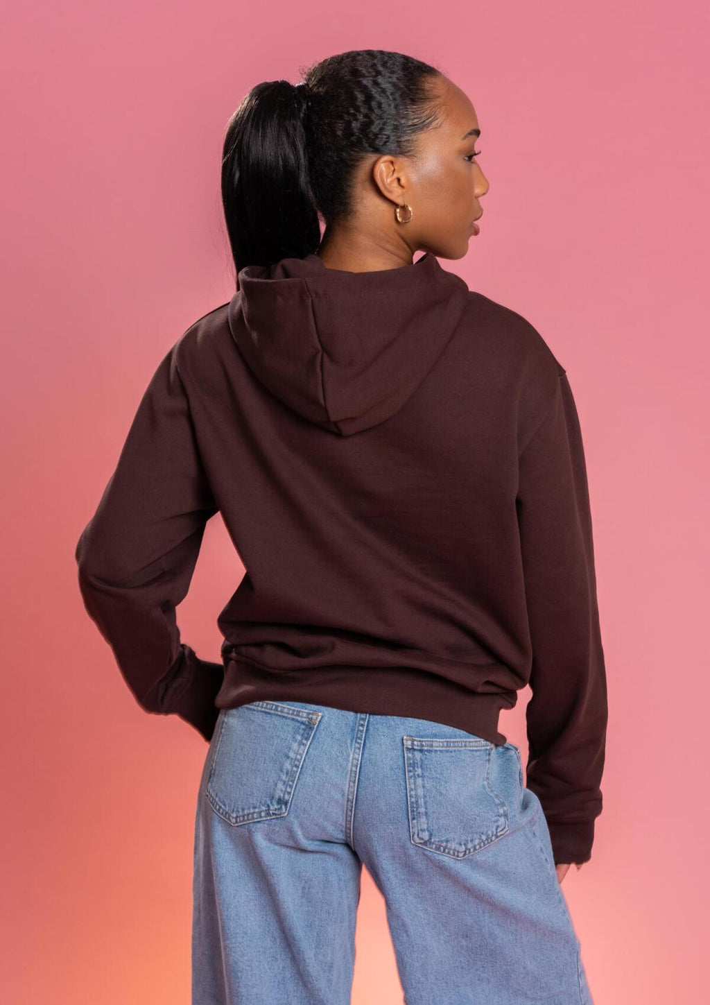 Kapuzenpullover "FÜR ST PAULI" braun