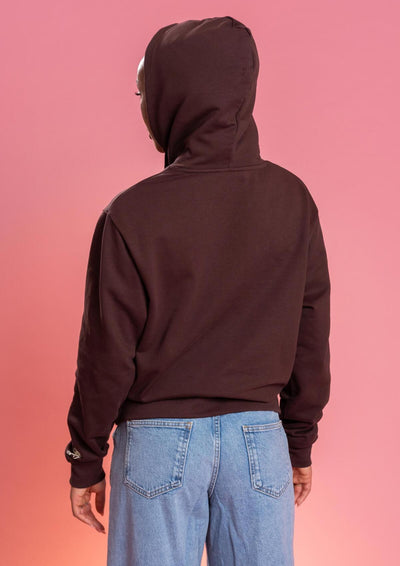 Kapuzenpullover "FÜR ST PAULI" braun