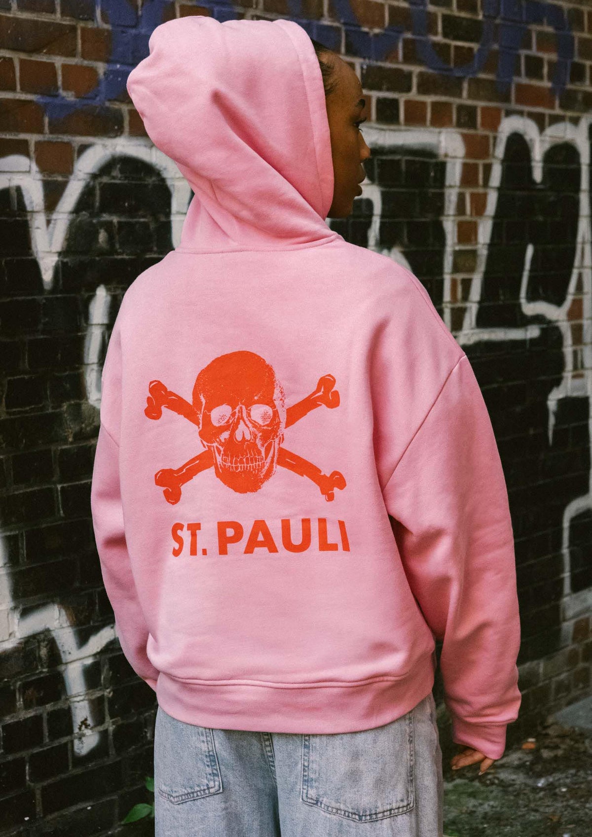 Kapuzenpullover "Pink / Rot"