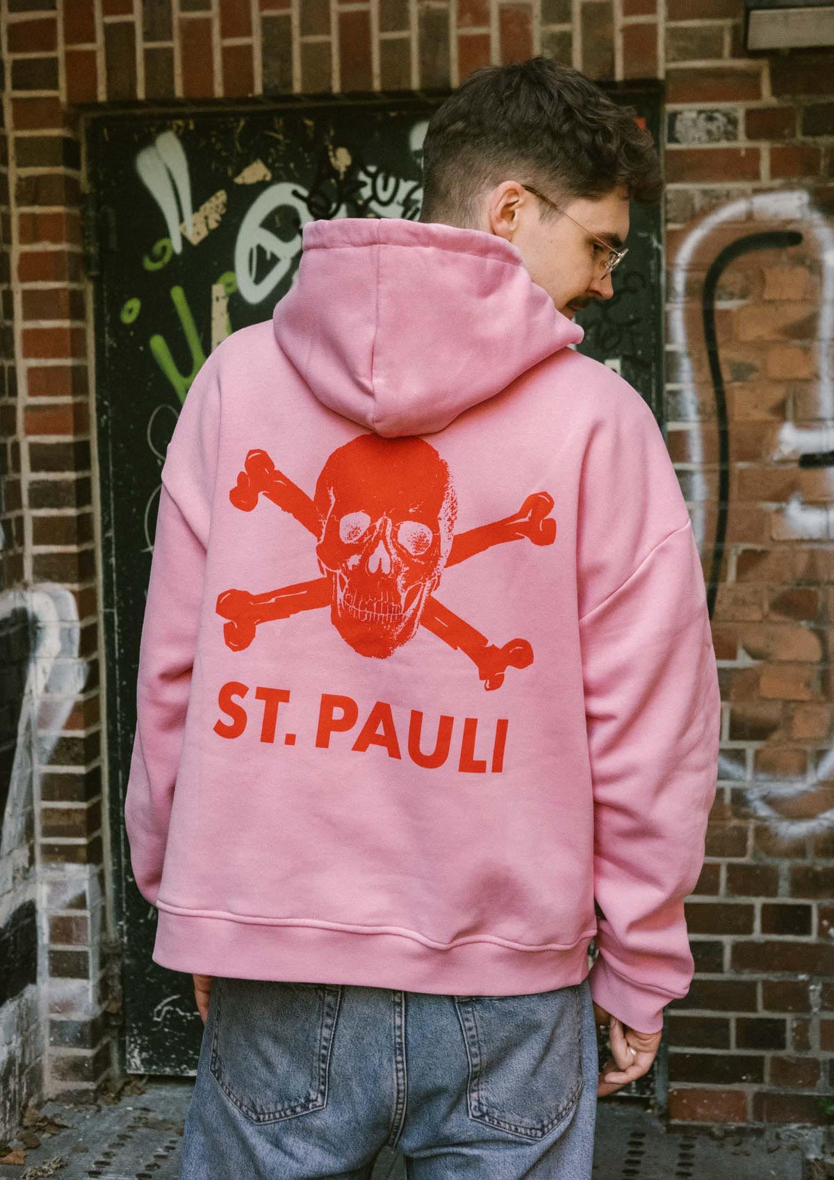 Kapuzenpullover "Pink / Rot"