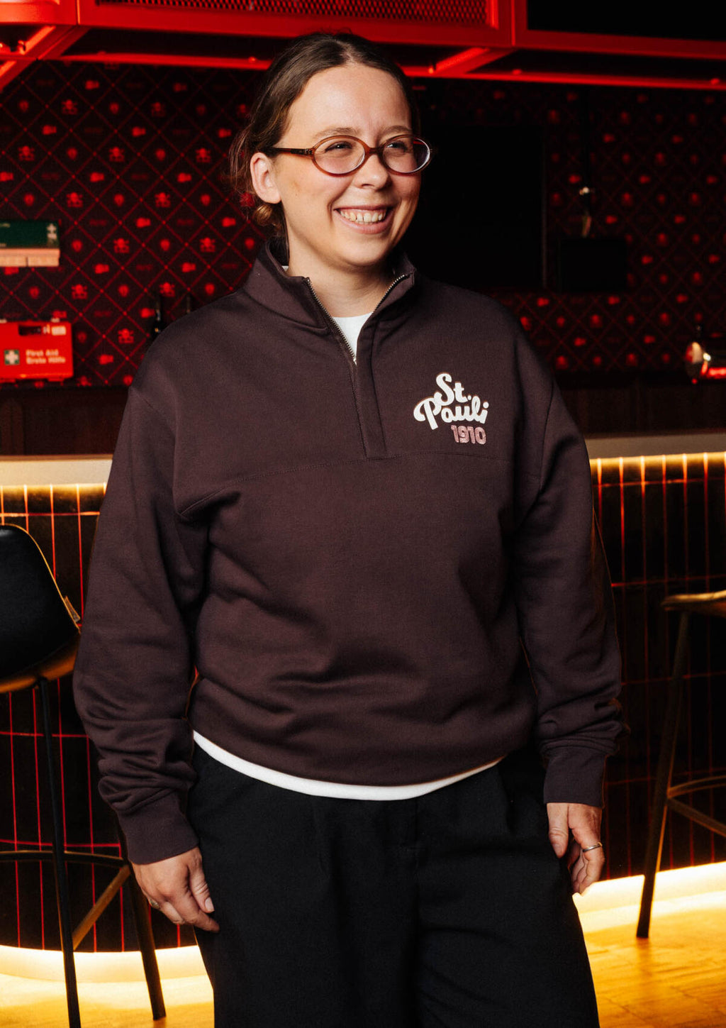 Zipped Sweater "St. Pauli 1910"