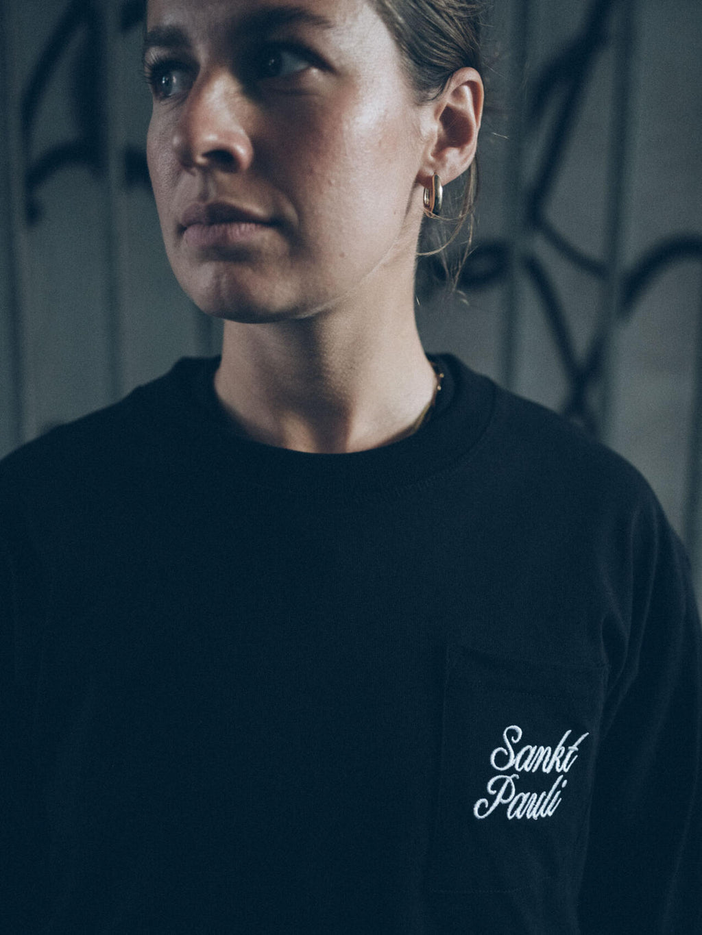 Longsleeve "Sankt Pauli Script Black"