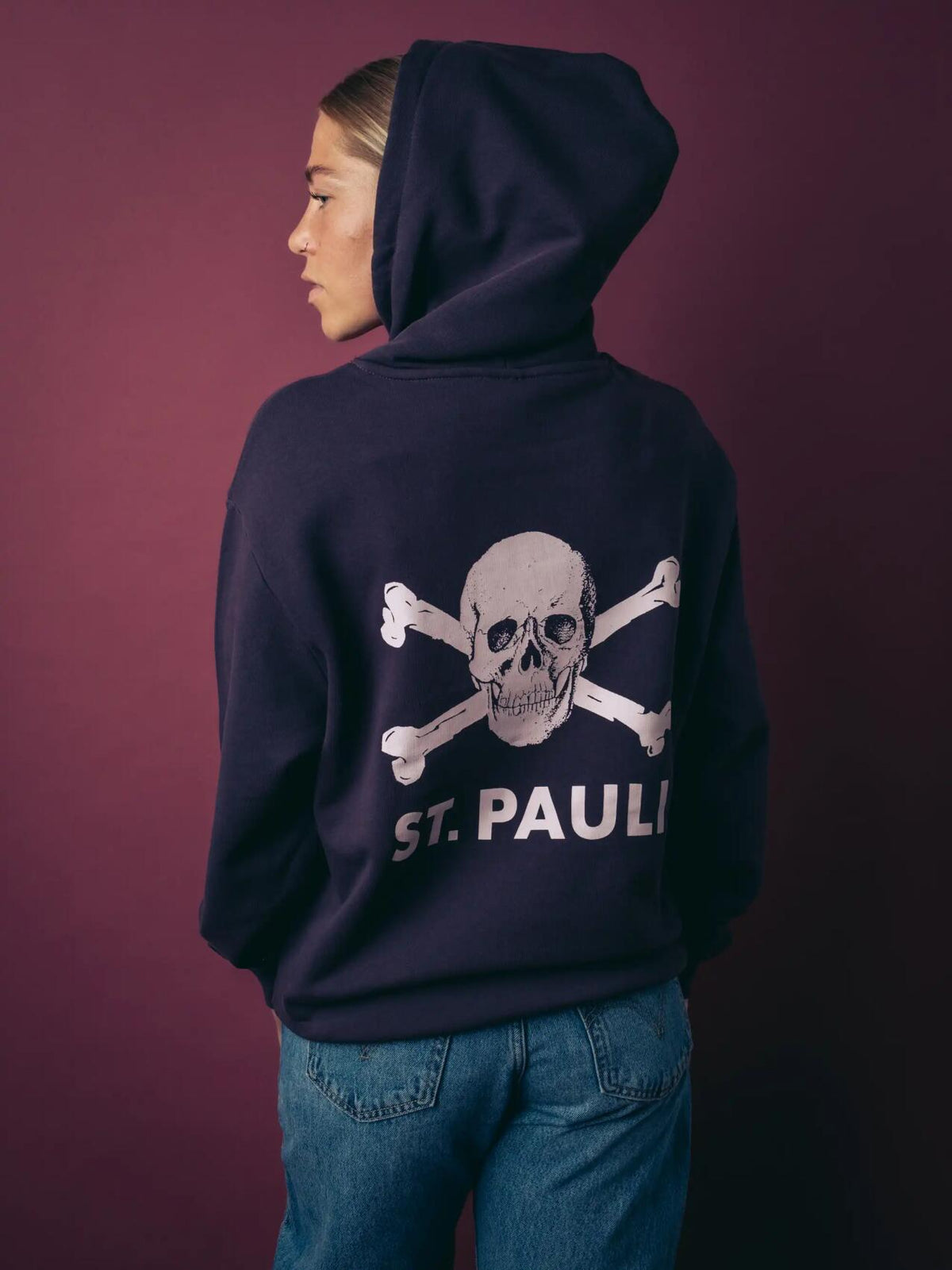 Kapuzenpullover "Plum / Rose"